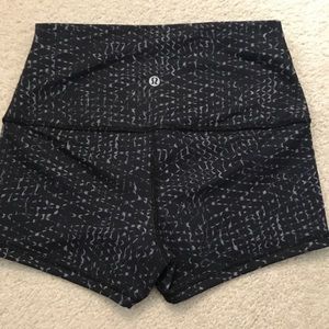 Lululemon high waisted shorts